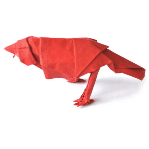 Origami Vogel, Singvogel, Songbird 1 (Robert J. Lang)
