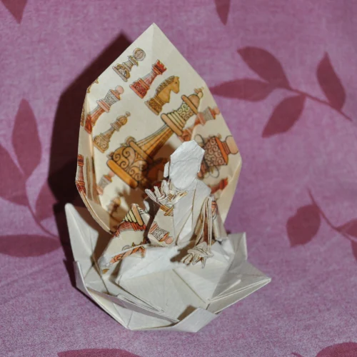 Origami buddha