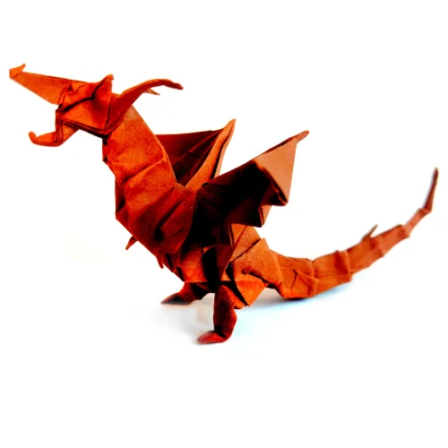 Origami fierydragon