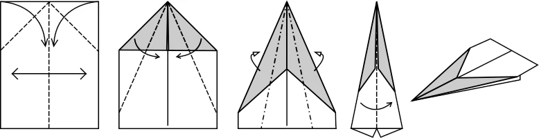 Papierflieger Falten Anleitung
