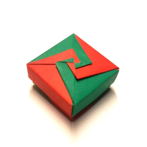 Origami square box, modular (Fuse)