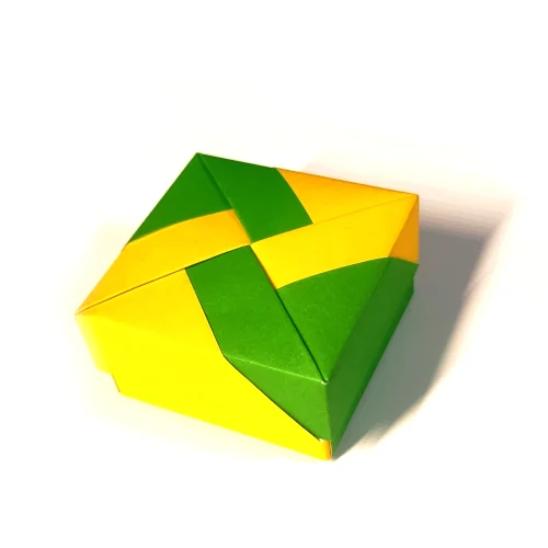 Origami square box, modular (Fuse)