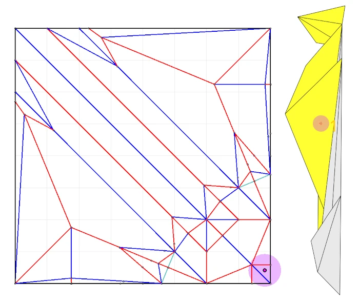 Narwal Crease pattern