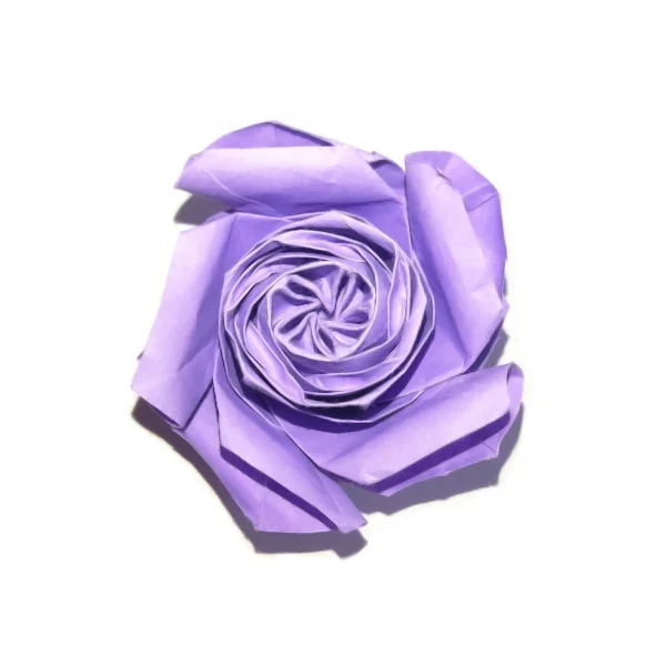 Origami old rose Naomiki Sato